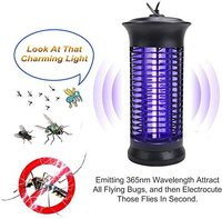 JZ nouveau style en plastique étanche prise électrique dans la maison attrape-mouches lampe anti-insectes machine à tuer les moustiques pour l'intérieur