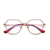 Gafas de Protección Contra la Luz Azul de Computadora con Diseño Geométrico, Lentes para PC, Montura Completa de Metal, Unisex, Modernas, Disponibles en Stock, Ópticas