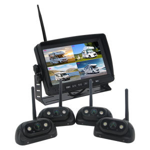 Kit de caméra sans fil pour camion étanche 1080p Vision nocturne caméra de recul 7 pouces système de surveillance sans fil pour camion RV - Product Image 6