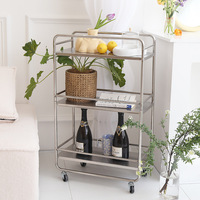 Soporte de cocina profesional personalizado, islas extraíbles y carros de cocina