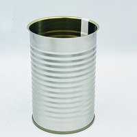 Boîte de conserve ronde vide de qualité alimentaire 400g 500g avec impression personnalisée pour l'emballage de viande en conserve, de poisson, de purée de tomates, de sauce alimentaire