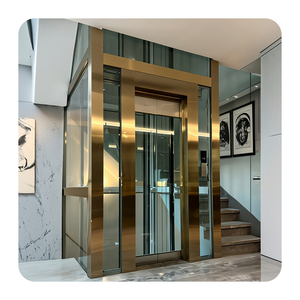 8 étages petite villa résidentielle et familiale 3-25 mètres de hauteur de levage cabine en PVC avec caractéristiques de cuisine - Product Image 3