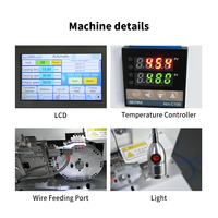 Machine de rétraction thermique semi-automatique XCX pour câbles électriques AC/DC