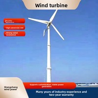 Éolienne haute puissance 30KW pour la production d'énergie éolienne, tension 360V, douze vitesses, vente en gros d'usine, projet d'ingénierie du Shandong
