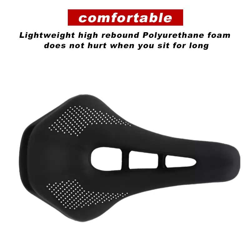 RYET Selle de Vélo Ultra-Légère en Carbone - Coussin de Course Imprimé en 3D (X6P EVA Saddle