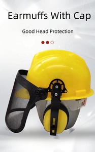 <span class=keywords><strong>Visière</strong></span> de visage de maille en acier de vente d'usine pour l'exploitation forestière <span class=keywords><strong>et</strong></span> <span class=keywords><strong>casque</strong></span> de sécurité anti-bruit <span class=keywords><strong>avec</strong></span> cache-oreilles <span class=keywords><strong>et</strong></span> <span class=keywords><strong>casque</strong></span> dur de travailleurs forestiers - Product Image 2