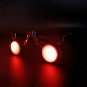 Gafas LED con Ojos Rojos que Brillan en la Oscuridad para Halloween, Gafas de Muerte Intermitentes Rosas y Negras para Decoración de Fiestas Juveniles - Product Image 3