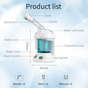 Vaporizador Facial K.SKIN Profesional Eléctrico Iónico Nano Hidratante Ajustable para Uso Doméstico, Vaporizador de Limpieza Profunda - Product Image 5