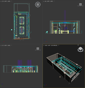 עיצוב פנים של חנות תכשיטים בוטיק, תצוגה יוקרתית, עיצוב דלפק בהתאמה אישית, הדמיית תלת מימד, פריסת ריהוט - Product Image 6