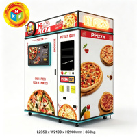 Distributeur automatique de pizzas à haute rentabilité avec refroidissement par compresseur et stockage frais