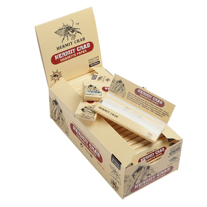 Papier à rouler Hermit Crab 70x36mm 32 feuilles Combustion lente naturelle 50 carnets - Product Image 4
