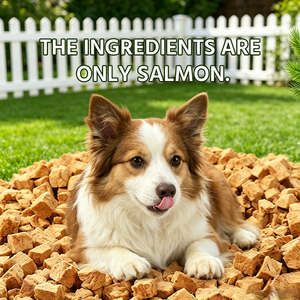 Snacks de Salmón Liofilizado de un Solo Origen Sin Granos, Sin Aditivos Artificiales, Refuerzan la Inmunidad, Suaves para Mascotas con Estómago Sensible - Product Image 2