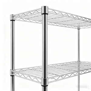 Scaffale Metallico per Stoccaggio, Robusto Scaffale a Filo, Ripiano per Coltivazione Funghi, Scaffale per Piante, per Ufficio e Magazzino - Product Image 3