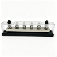 Barre omnibus robuste 6 voies 150A 300A 450A 48V – Bloc de distribution d'alimentation pour bateau, voiture, camping-car