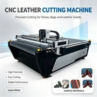 Machine de découpe CNC pour la fabrication de chaussures avec projecteur et caméra CCD