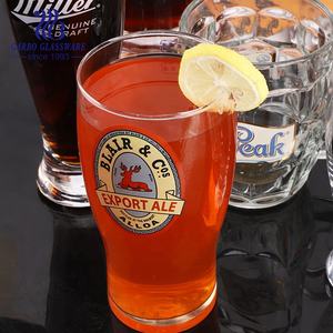 Tamaños Multi cerveza taza de vidrio con impresión de logotipo personalizado soplado máquina <span class=keywords><strong>pub</strong></span> británico estilo Weissbier Pilsner cerveza de vidrio - Product Image 2