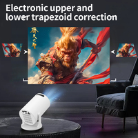 Mini projecteur portable YDH-HY300 2026 prenant en charge la 4K avec écran de projection sans fil double Wi-Fi de 94 pouces et 500 lumens pour utilisation en intérieur