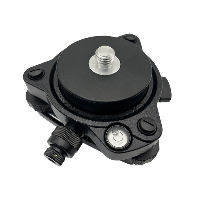 Aluminum Tribrach with Optical Plummet & GPS Adapter Carrier with T4 Rotate Mount for GPS GNSS Prism