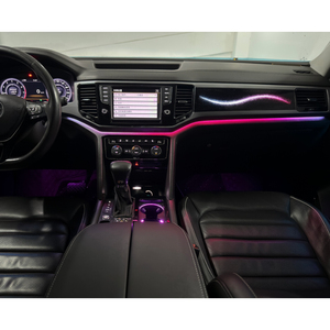 ชุดไฟตกแต่งภายในรถยนต์สมัยใหม่สำหรับ Volkswagen Teramont ปี 2017-2020 ไฟ LED สร้างบรรยากาศภายในรถยนต์ แถบไฟ Symphony จากผู้ผลิต - Product Image 3