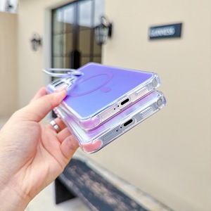 Funda con Soporte Plegable, Protector de Lente y Cristal para <span class=keywords><strong>Samsung</strong></span> <span class=keywords><strong>Galaxy</strong></span> <span class=keywords><strong>S22</strong></span> S23 S24 S25 <span class=keywords><strong>Ultra</strong></span> S26 FE, Carga Inalámbrica, Magnética, Antigolpes - Product Image 3