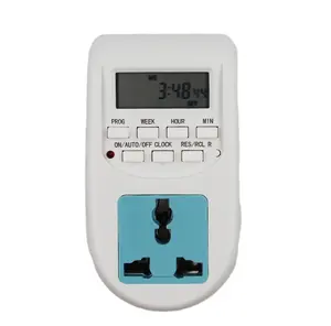 Digital Timer Switch EU Plug AL-06 Weekly Programmable Electronic 220VAC, Timer Lighting Switch Wall Controller Timer