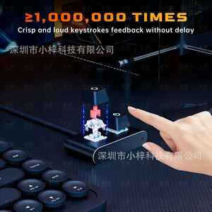 Internet cafe computer aluminum case <b>switch</b> button, desktop host external power on button, external extension startup L744 - Product Image 3