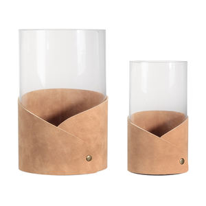 Transparent Style Bedroom Leather Shoe Wrap Glass Cylinder Crystal <b>Vases</b> for Home <b>Decor</b> - Product Image 4