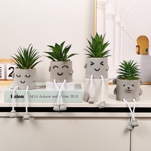 Bonito modelo de emoticono, bonsái Artificial moderno, flor de mesa para balcón interior para cuidado Personal y decoración de belleza - Product Image 2