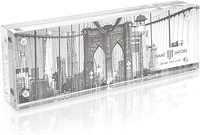 Cadre photo magnétique en acrylique transparent 2x6 pouces, support de bloc en lucite pour présentoirs de photomaton