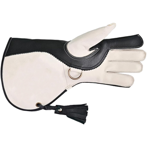 Gants de fauconnerie en cuir de vachette de qualité supérieure, double couche, pour une manipulation et une chasse sécurisées et durables des oiseaux. - Product Image 2