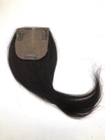 LONGFOR Extensions de cheveux indiens lisses de qualité supérieure, tissées à la main, avec topper en soie et clip frontal en dentelle, fournisseur en gros très demandé