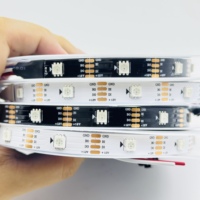 Bande LED RGB WS2815 DC12V avec fonction de reprise après coupure, 30 LED/m, adressable pour configuration de jeu, chambre à coucher, éclairage décoratif DIY