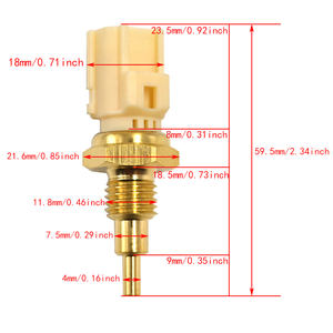 Capteur de température d'eau de radiateur de moto pour Yamaha 5YP-85790-00 FJR1300 FZ6R FZ8N <span class=keywords><strong>FZ8S</strong></span> XJ6F XJ6N XJ6S XTZ1200 YZFR6 YZFR125 - Product Image 2
