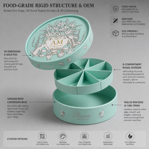 Custom Print Biodegradable Paperboard Food Storage Containers with Lids Luxury Chocolate Bon Bon <b>Gift</b> <b>Box</b> <b>Round</b> Shape Paper Tube - Product Image 4