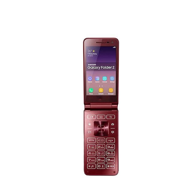 Original for Folder2 G1650 Dual-SIM Unlocked FM Android 6.0 3.8" Touchscreen Flip Mobile Phone 16GB Storage 8MP Camera