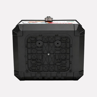 MOXINGKE Boîte de rangement pour moto et véhicule électrique de haute qualité 45L en PP, motif de dessin animé, boîte de rangement pour casque, boîte à bagages verrouillable