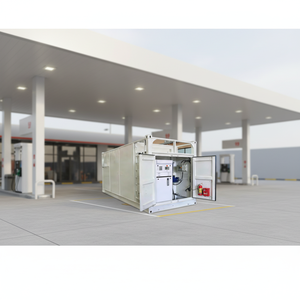 Station de ravitaillement en carburant portable antidéflagrante montée sur patins avec pompe, matériau Q235B, marque HENGQIANG - Product Image 3