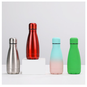 Outdoor Travel 500ml Cola Shaped <b>Insulated</b> Vacuum <b>Flasks</b> Thermoses Stainless Steel Sports Water Bottle - Product Image 1
