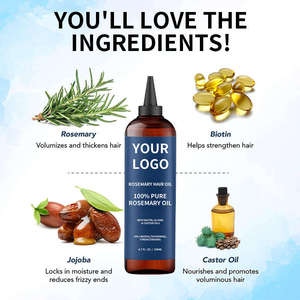 น้ำมันบำรุงผมสมุนไพรวีแกน GREENLEM ROSEMARY สำหรับการเจริญเติบโตของเส้นผม ซ่อมแซมเส้นผมเสีย ด้วยสารสกัดจากธรรมชาติ สำหรับผมแห้ง/เสียหาย รับผลิตแบบ OEM และ Private Label - Product Image 5