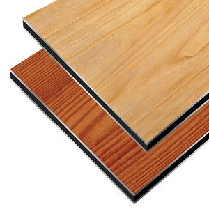 Panel dinding 3D, lembar Acp kayu, kapal antik, Panel komposit aluminium - Product Image 2