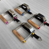 Accesorio de cable para elevación lateral con mango, para máquina de gimnasio, para hombros, con agarre de acero y madera, para entrenamiento de fuerza