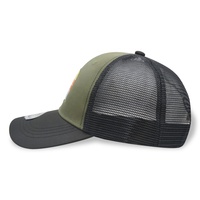OEM nueva llegada cuero goma parche algodón sarga Golf 6 panel bordado su propio logotipo gorra de camionero personalizado Richardson sombrero 112