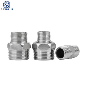 Raccordo a T Riduttore Femmina-Femmina NPT da 3/4 di Pollice <span class=keywords><strong>in</strong></span> <span class=keywords><strong>Acciaio</strong></span> <span class=keywords><strong>Inox</strong></span> 304 con Filettatura Esagonale Maschio su Entrambe le Estremità - Product Image 3