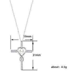 Collana con ciondolo a cuore cavo per donna, gioielli semplici e alla moda, regalo per l'uso quotidiano - Product Image 5