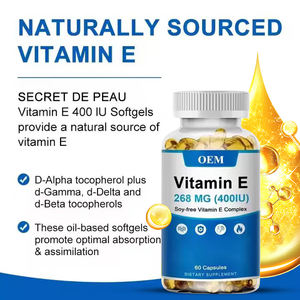 Cápsulas de Tocoferol, Suplemento de Vitamina E Natural en Cápsulas Blandas, Marca Privada de Fábrica OEM, Gran Venta - Product Image 3