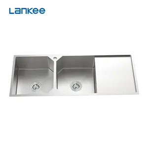 Item 1954R Australia style fabricated stainless steel sinks