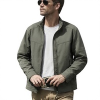 Veste décontractée personnalisable pour homme en polyester délavé, imperméable, coupe-vent, anti-rayures, chaude, anti-humidité et anti-salissure, taille XS