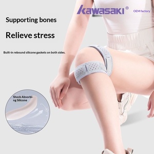Genouillères de randonnée pour femmes et hommes - Protection professionnelle des articulations du genou, sangle rotulienne pour l'alpinisme, en polyester - Product Image 3