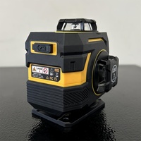 Mini niveau laser 4D de poche 16 lignes, ligne transversale, nivellement automatique, horizontal et vertical, puissant faisceau vert