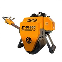 Compacteur à rouleaux portatif monocylindre de 500 kg, refroidi par air, type tambour, acceptant les commandes en gros